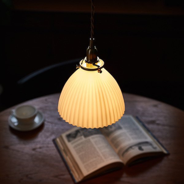 シェル コニカル ペンダントライト