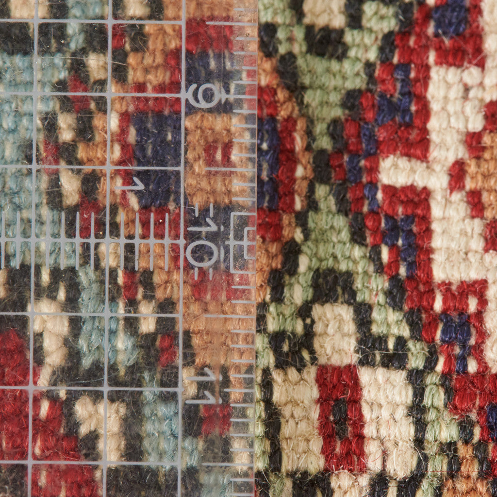 ウール製 手織りラグ