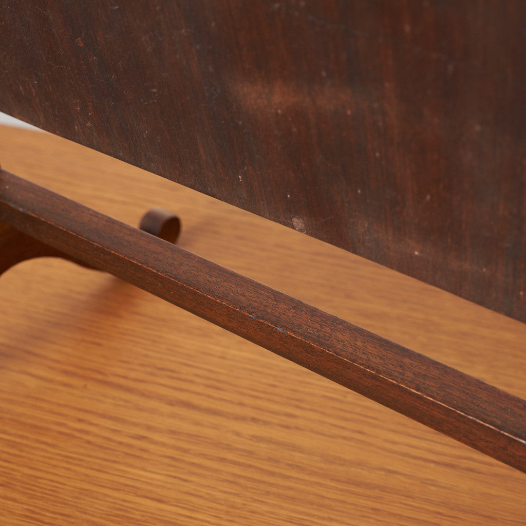 英国アンティーク マホガニー材 スタンドミラー