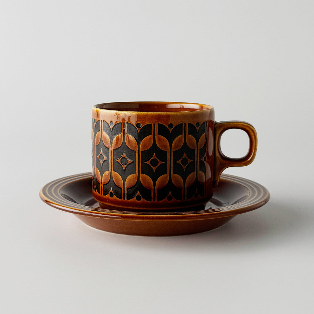 HEIRLOOM エアルーム カップ&ソーサー Autumn brown