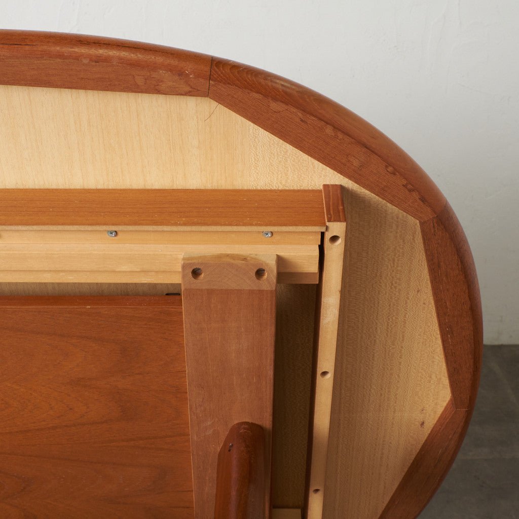 デンマーク エクステンション オーバルダイニングテーブル