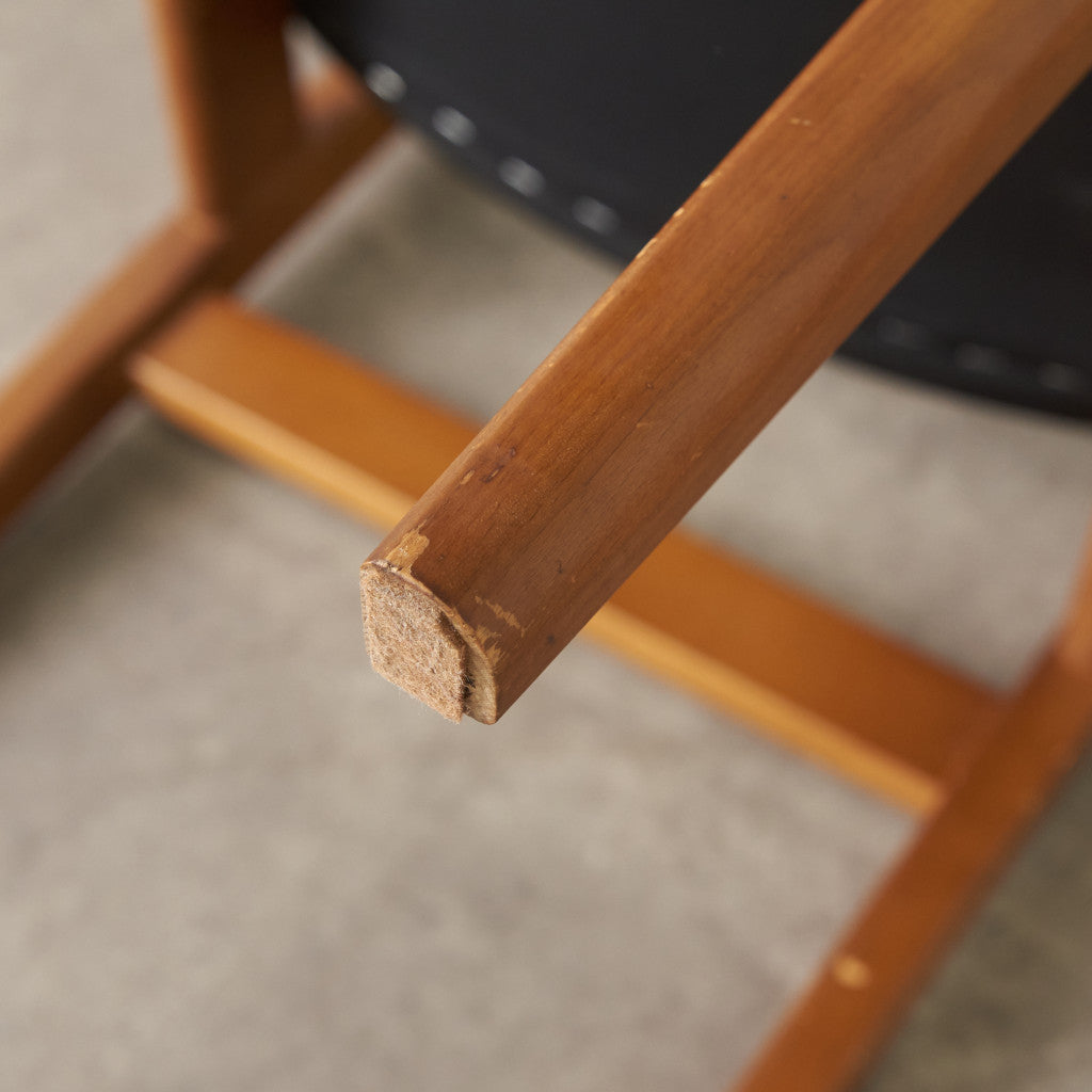 英国ヴィンテージ ダイニングチェア / 張替済