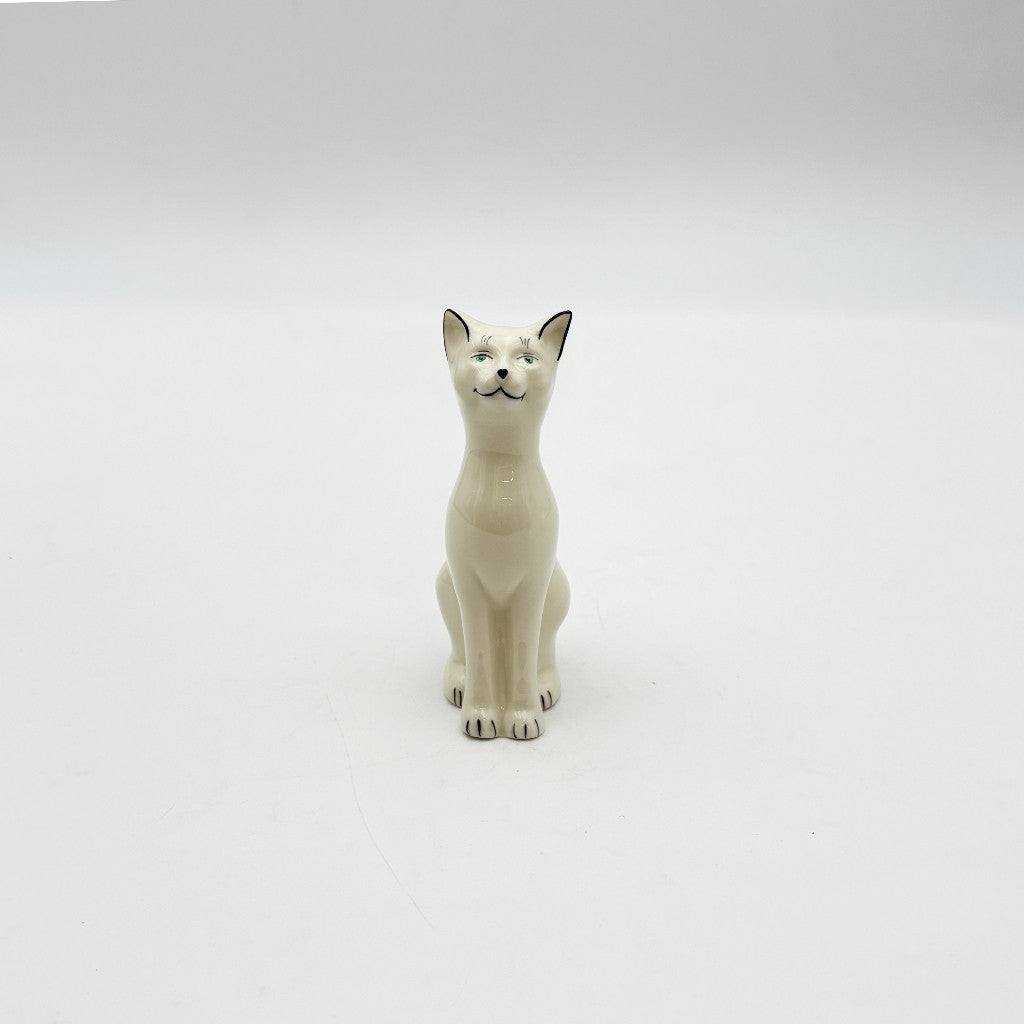 Belleek ベリーク Quizzical ヴィンテージ 陶器 猫 フィギュリン フィギュア セラミック 置物 インテリア 装飾 アイルランド 93281 Belleek Classic Quizzical Cat – Belleek Pottery