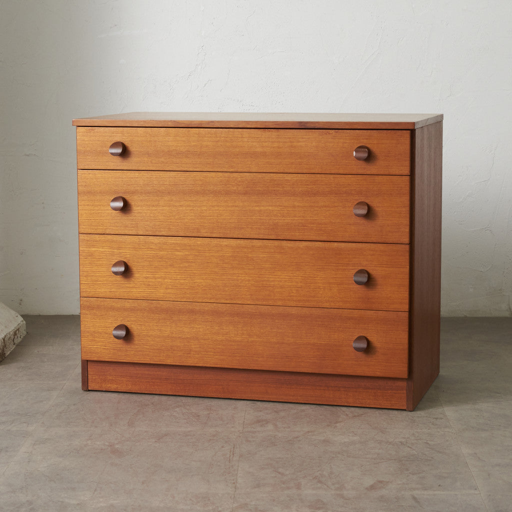 英国ヴィンテージ 4段チェスト