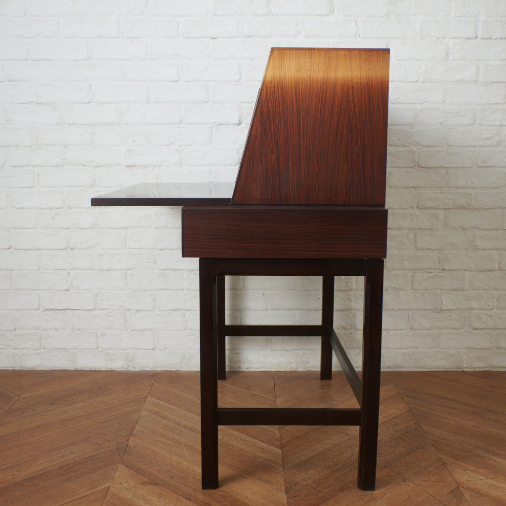 ローズウッド材 ライティングビューローデスク