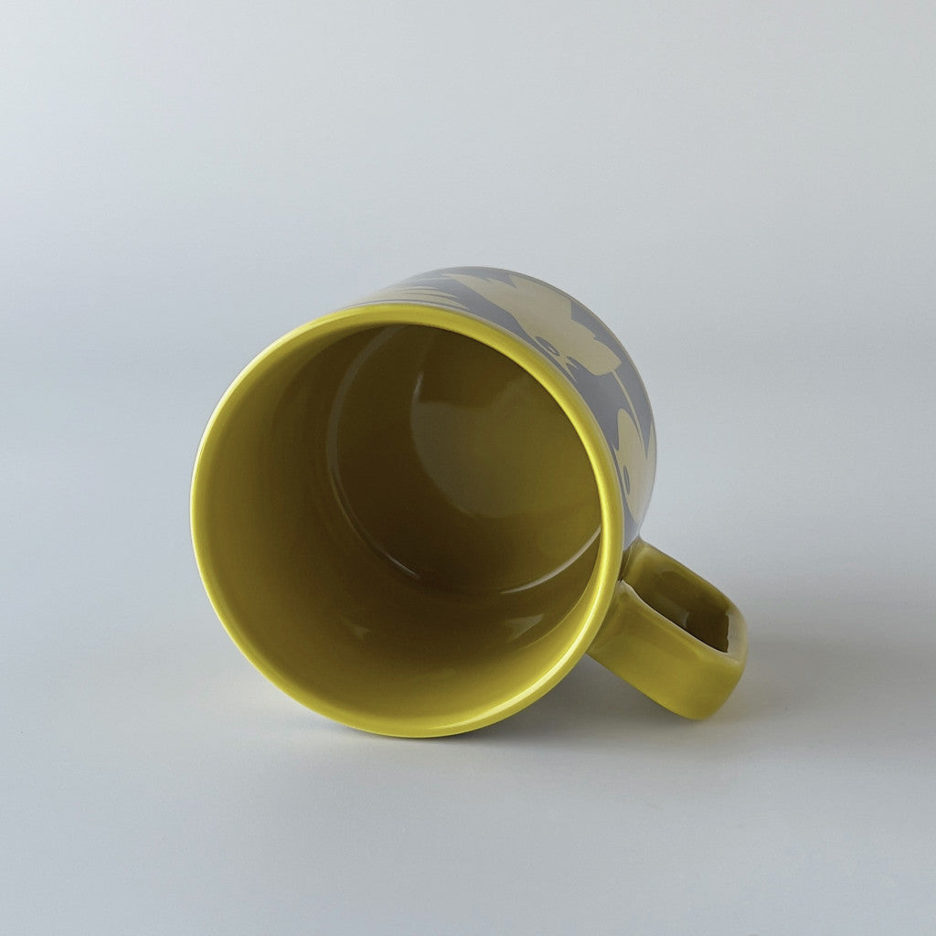 Hornsea x Magpie マグカップ Birds Chartreuse