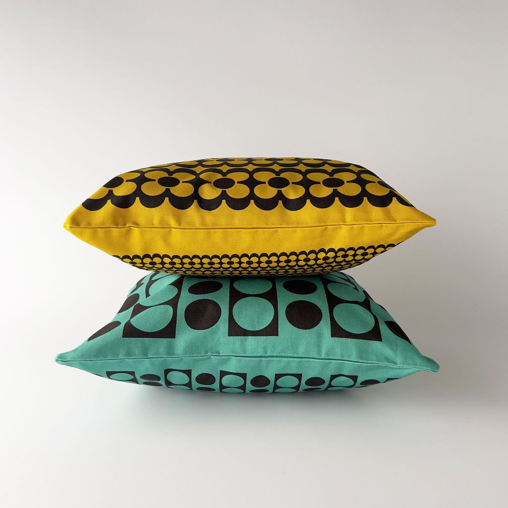 Hornsea クッション Repeat Flower イエロー