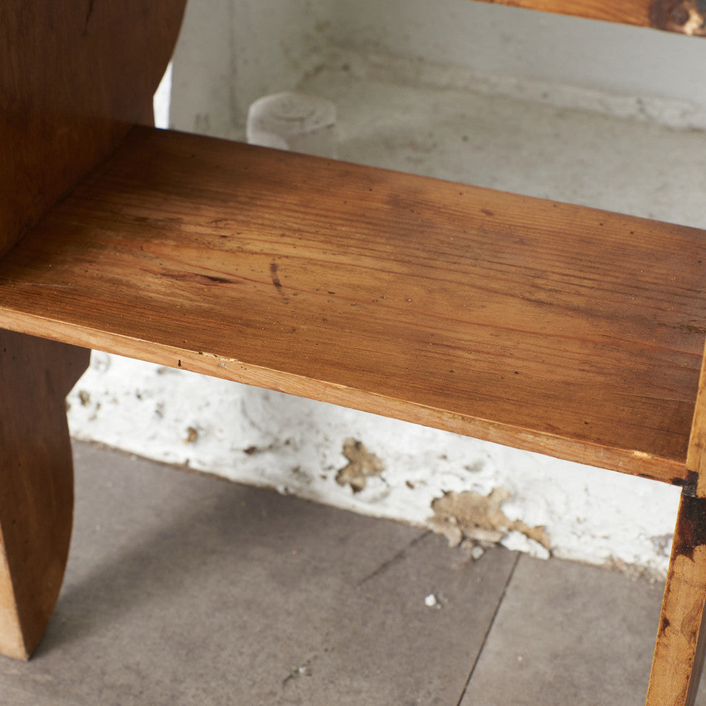 英国アンティーク オールドパイン ウォールシェルフ