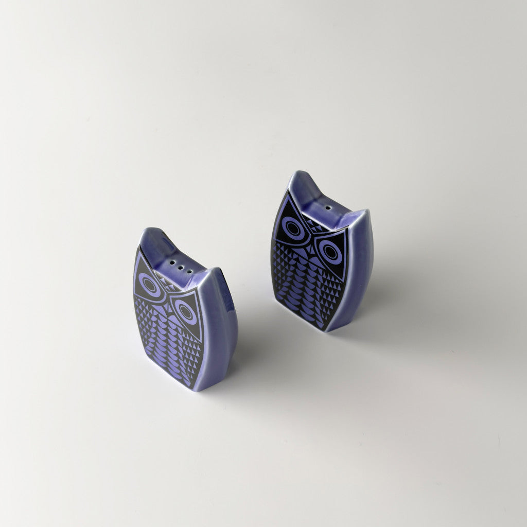 Hornsea Owl ソルト&ペッパー セット Blue