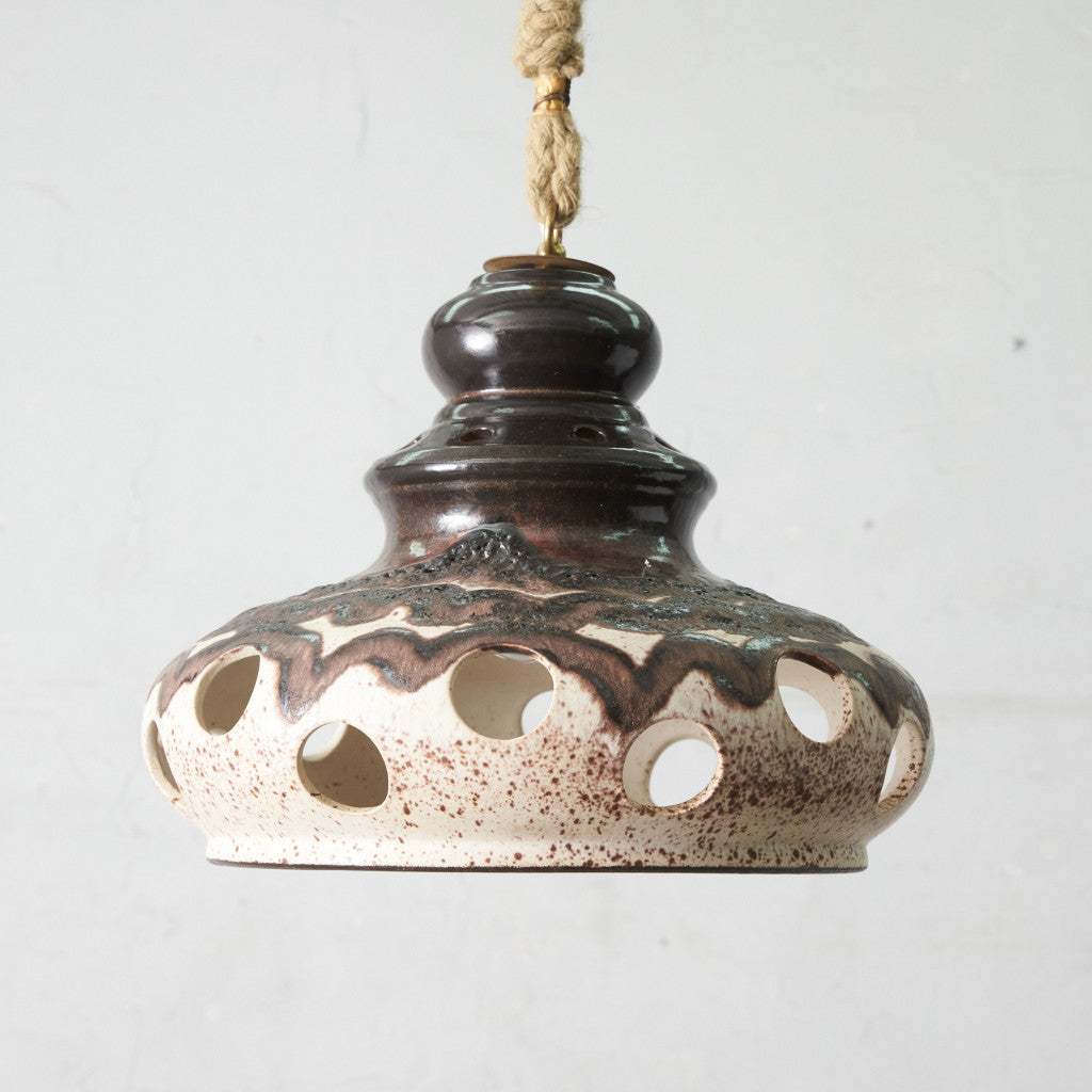 西ドイツヴィンテージ Fat lava ペンダントランプ