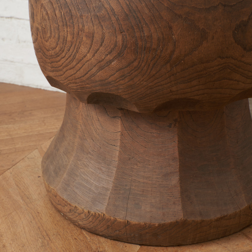 年代物 うす ガラス天板テーブル