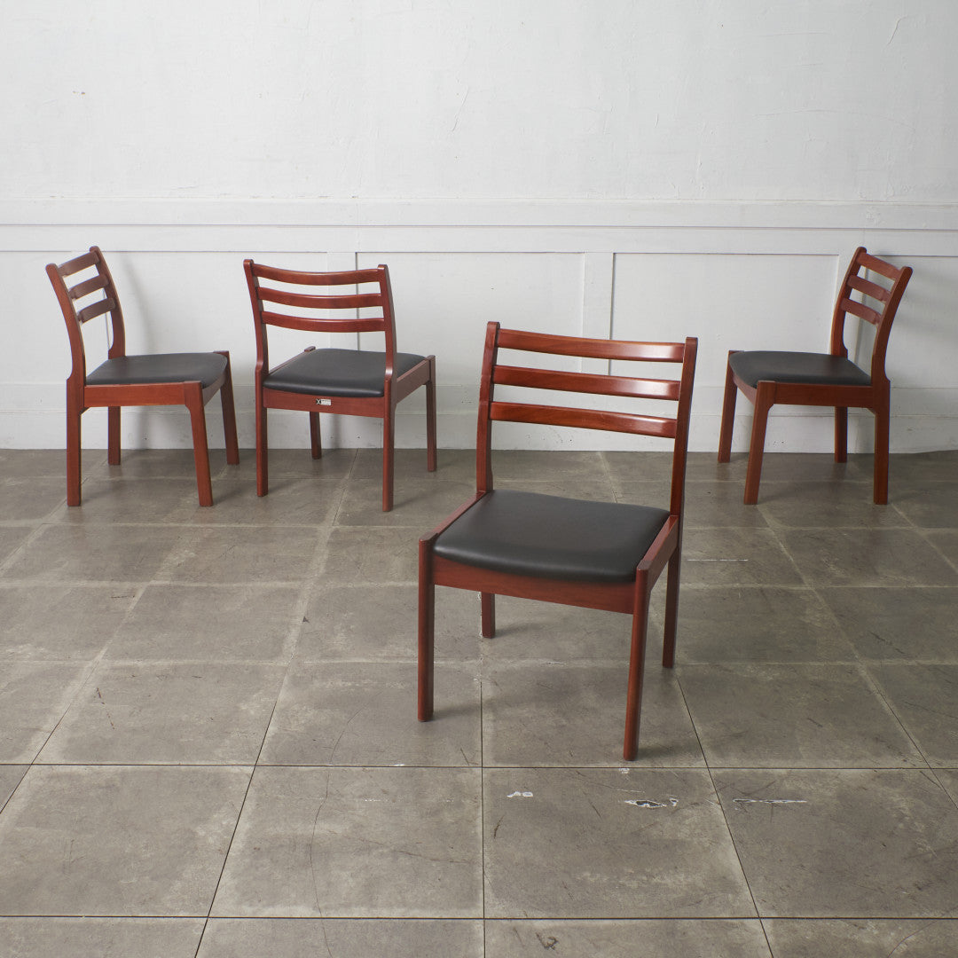 BRASILEIRA ダイニングチェア 4脚セット/ 張替済 – rocca rocca