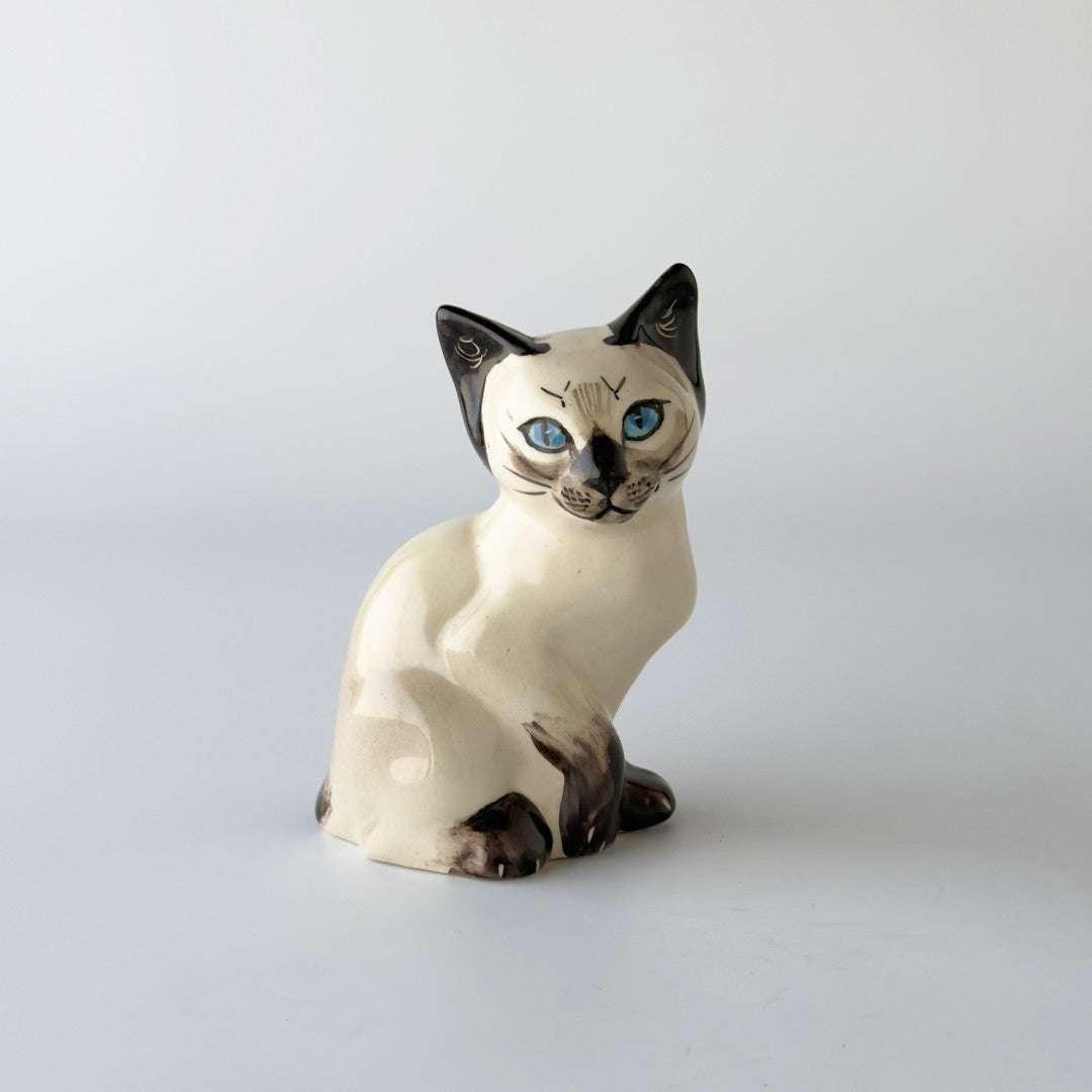 英国ヴィンテージ 猫のフィギュリン｜rocca rocca