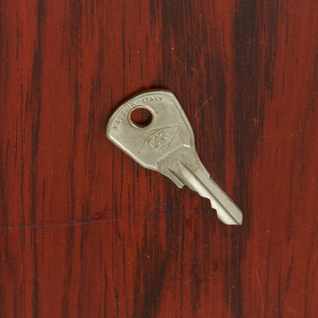 ローズウッド材 蛇腹扉 デスク