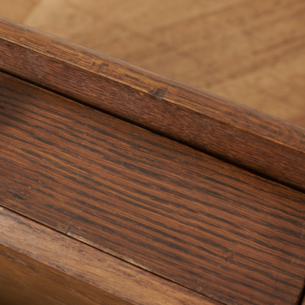 英国クラシック マガジンラック付きサイドテーブル