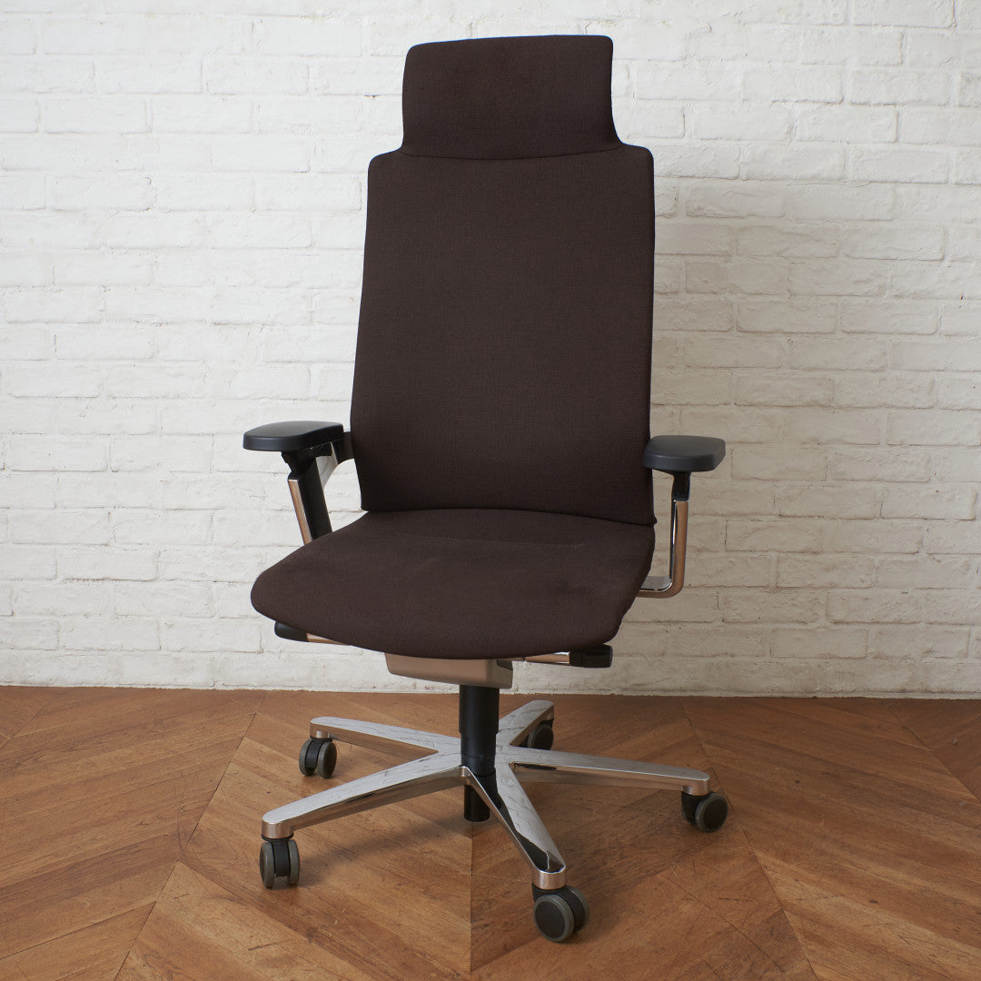 ON ヘッドレスト付 ハイバックオフィスチェア 175/7H