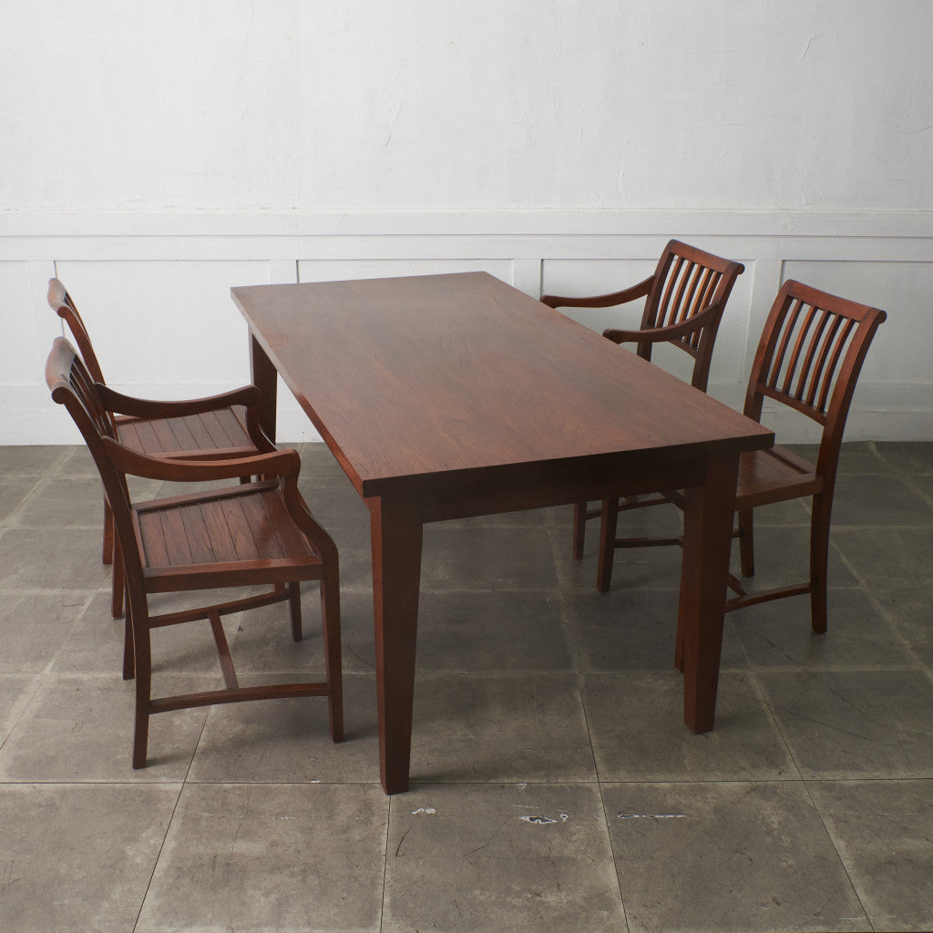 アジアンコロニアル チーク無垢材 アームチェア 2脚セット