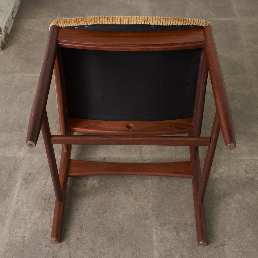 英国ヴィンテージ ダイニングチェア / 張替済