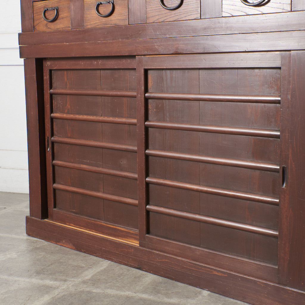 近江箪笥 欅材 水屋箪笥