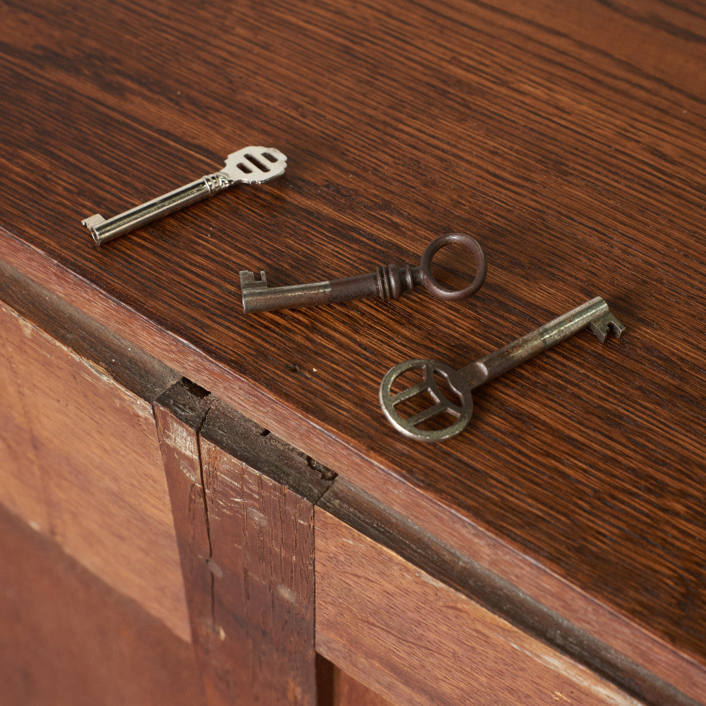 英国アンティーク 両袖デスク