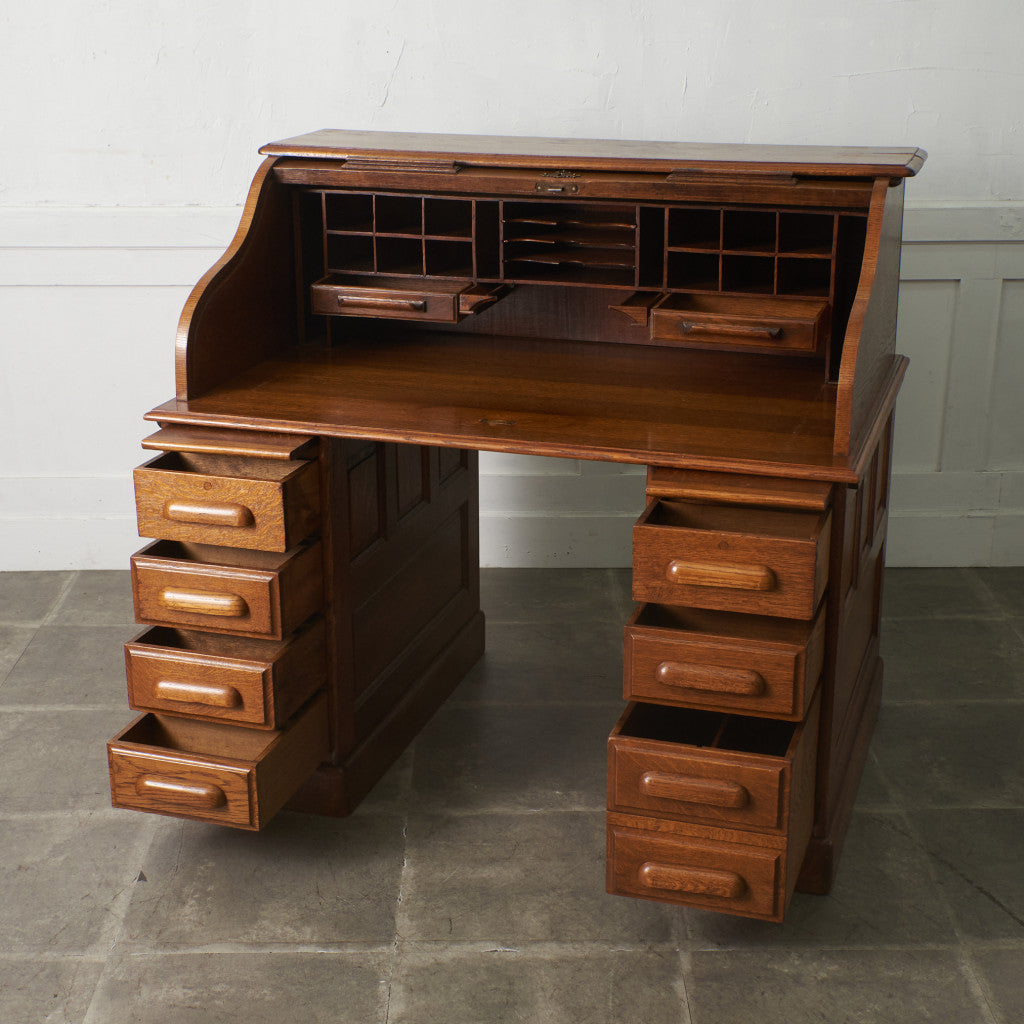 クラシック ロールトップデスク