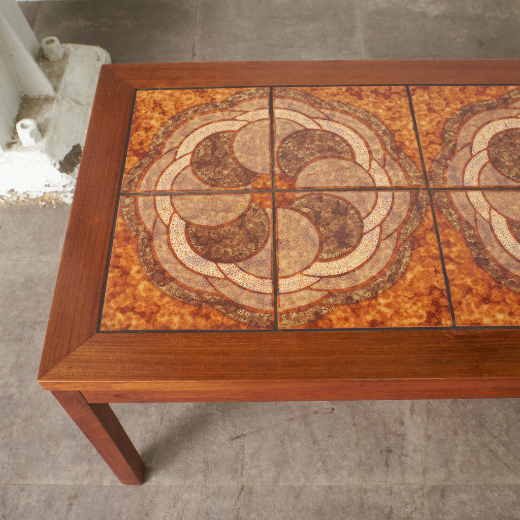デンマーク ヴィンテージ タイルトップコーヒーテーブル