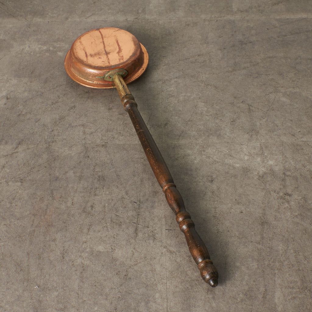 英国アンティーク 銅製 ベッドウォーミングパン