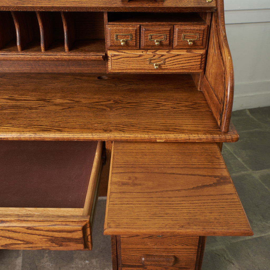 ヴィンテージ ロールトップデスク