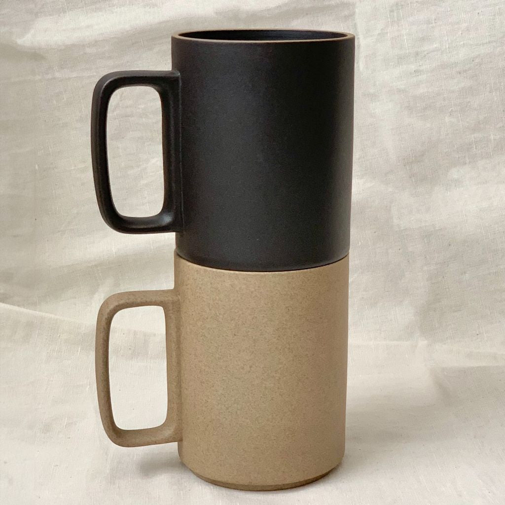 Mag cup ナチュラル & ブラック ペアセット HASAMI PORCELAIN