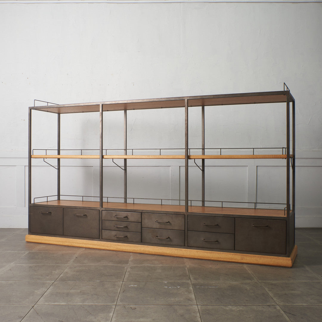 インダストリアル 金属x天然木 オープンシェルフ – rocca rocca