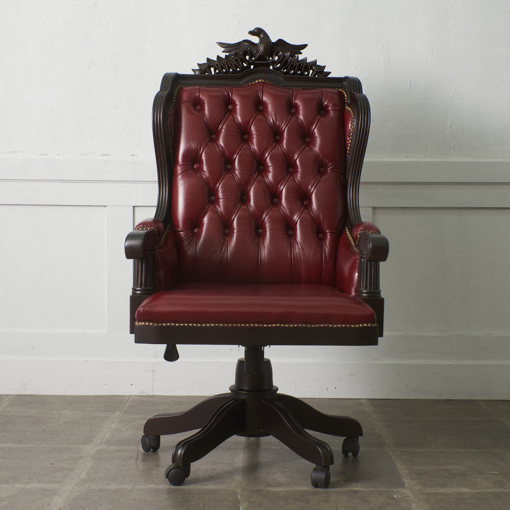 ウィングバック デスクチェア