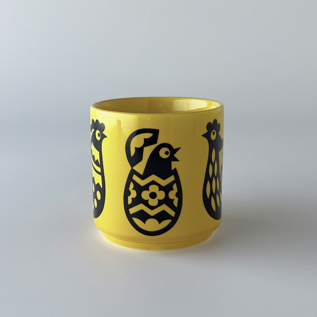 Hornsea x Magpie マグカップ Chicken Family Yellow