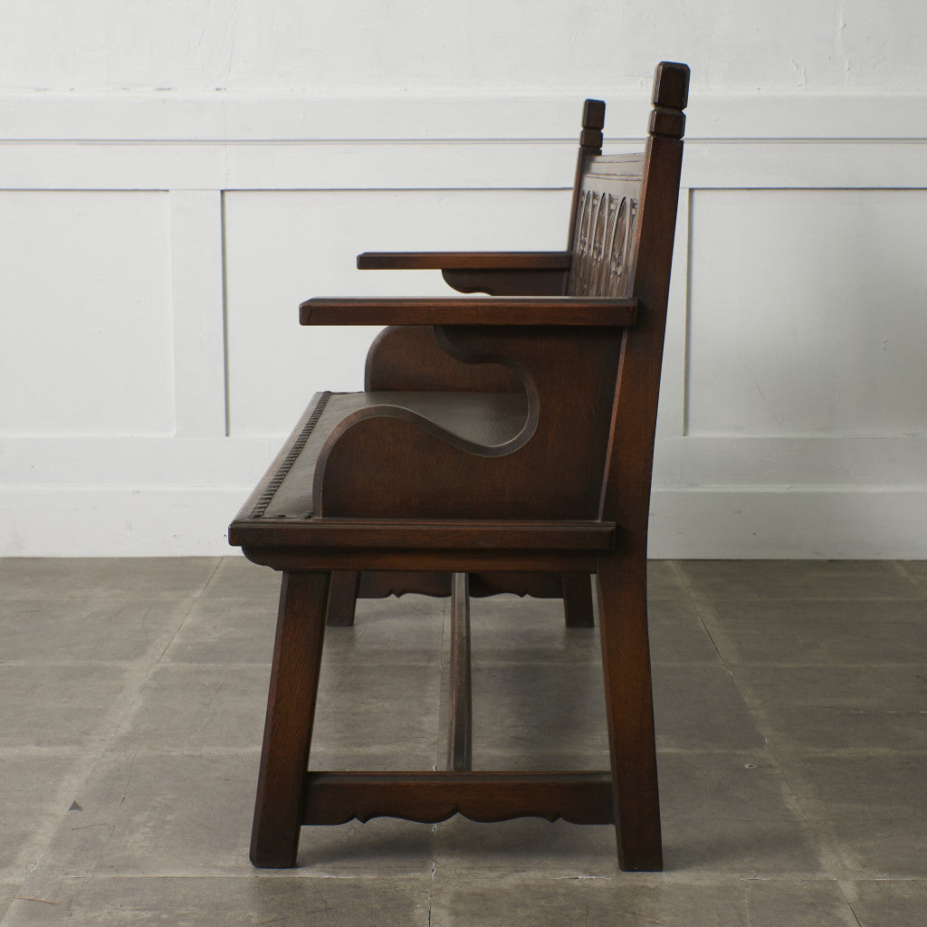 神戸洋家具 オーク材 ベンチ