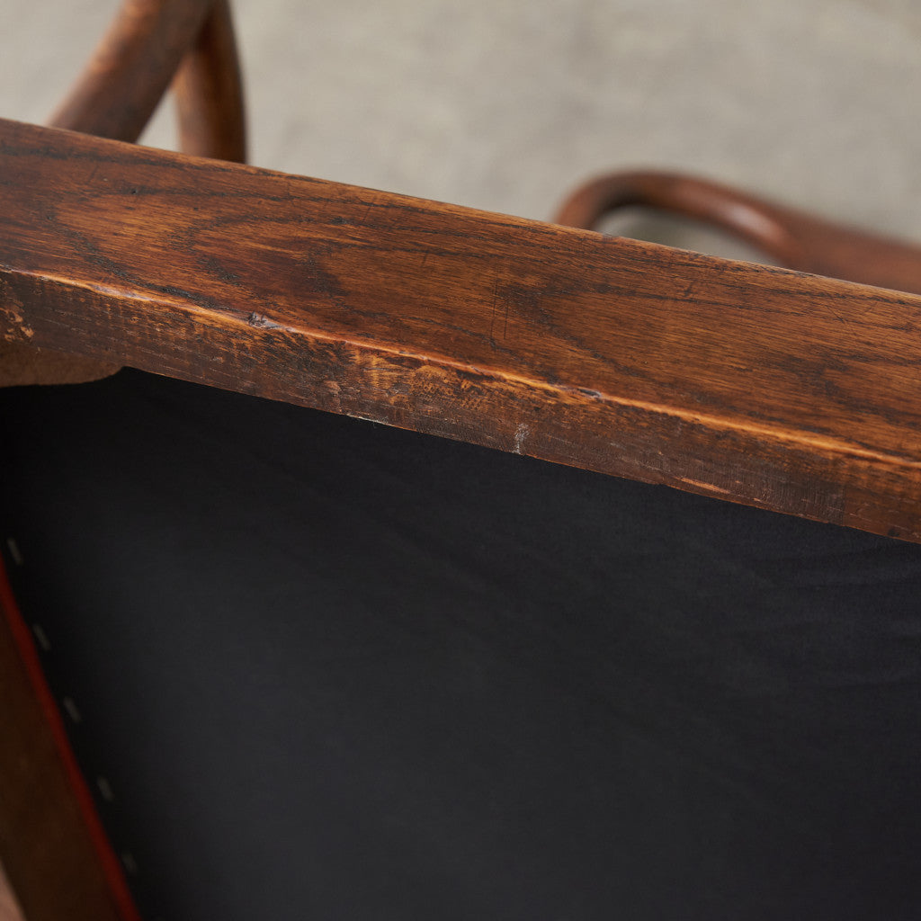 英国アンティーク アームチェア / 張替済