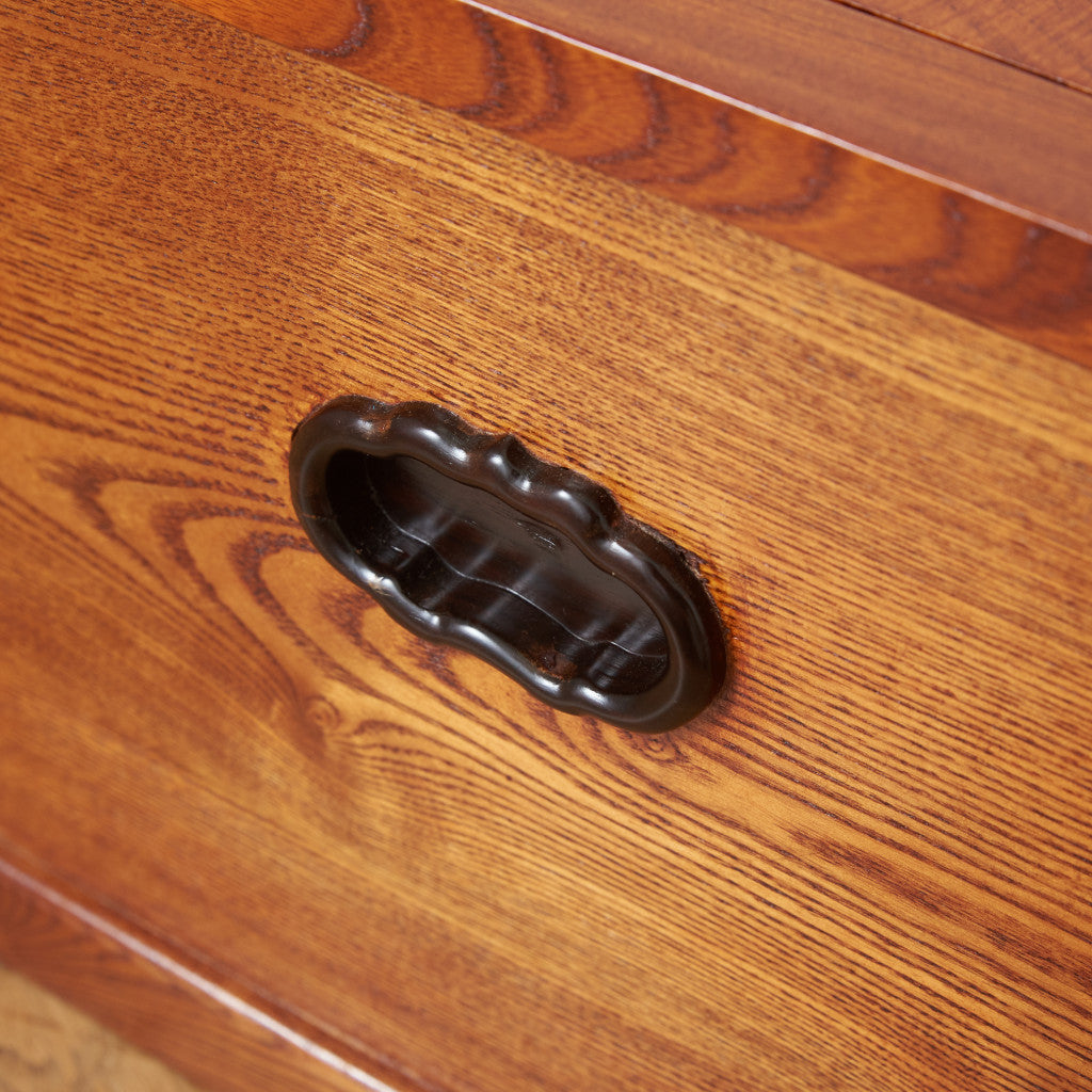 欅材関東長火鉢