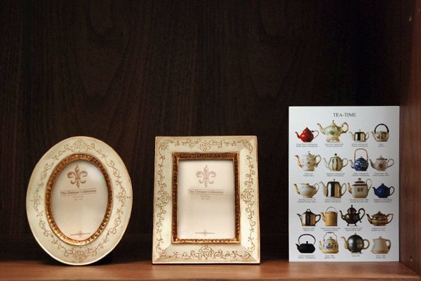 ホワイト ミニフレーム オーバル