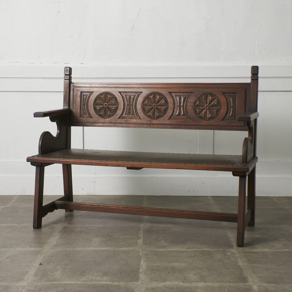 神戸洋家具 オーク材 ベンチ