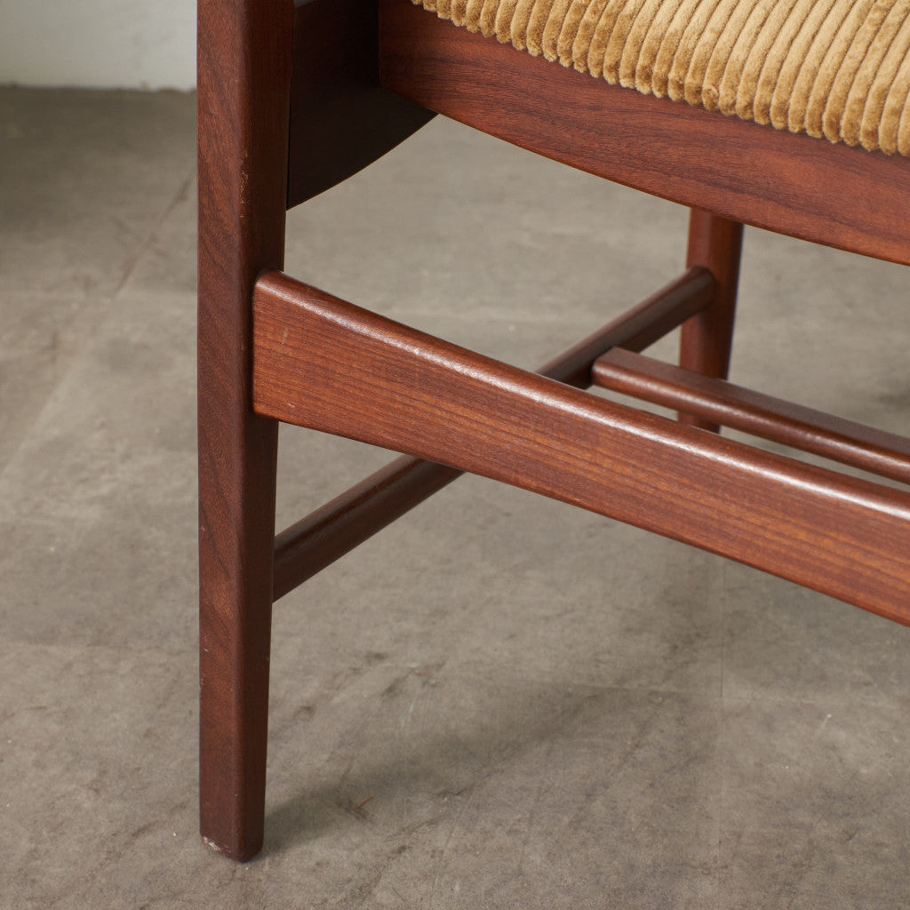 英国ヴィンテージ ダイニングチェア / 張替済