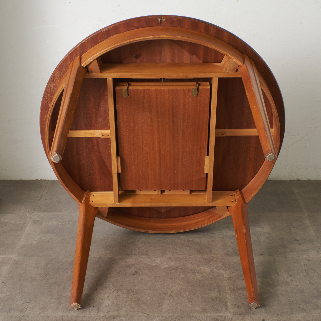 英国ヴィンテージ ラウンドダイニングテーブル