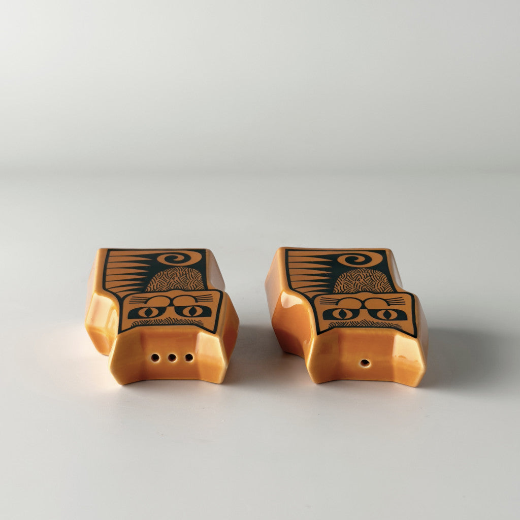 Hornsea Cat ソルト&ペッパー セット Orange