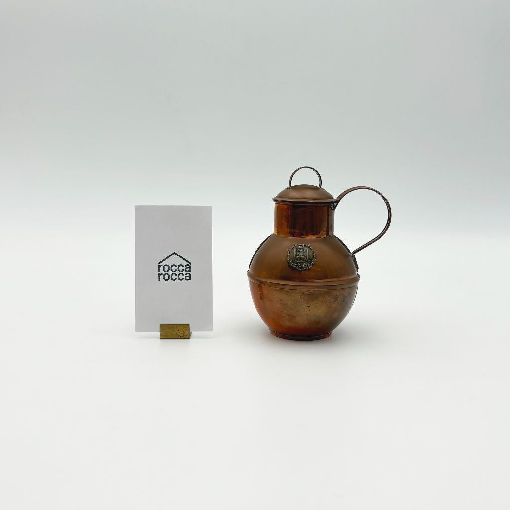 銅製 蓋付きポット