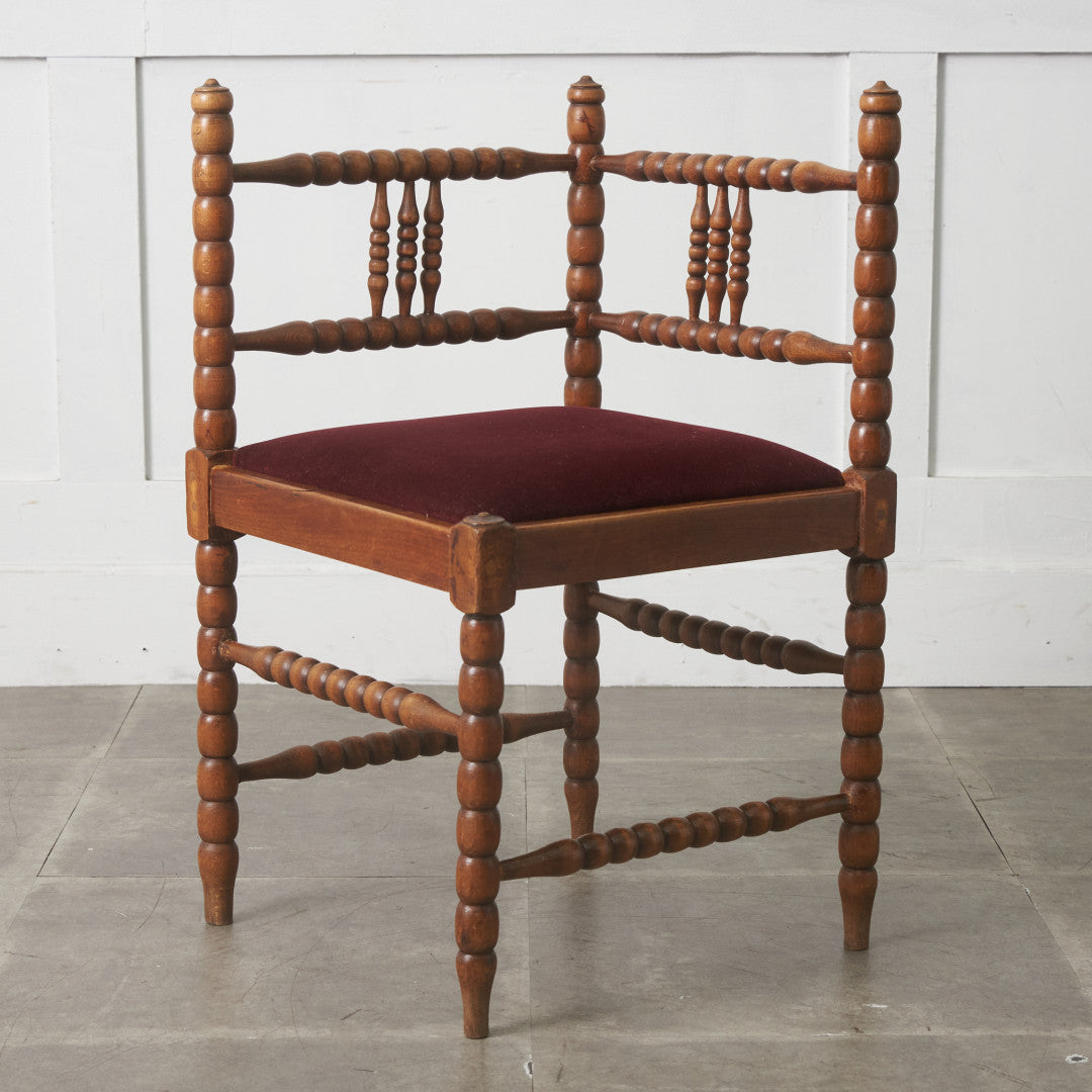 英国アンティーク ボビンフレームコーナーチェア – rocca rocca