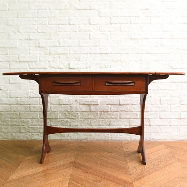 G-PLAN Fresco バタフライサイドデスク (Side/Dressing Table 1987)|ジープラン G-PLAN|ビクター・ブラムウェル・ウィルキンス Victor Bramwell Wilkins