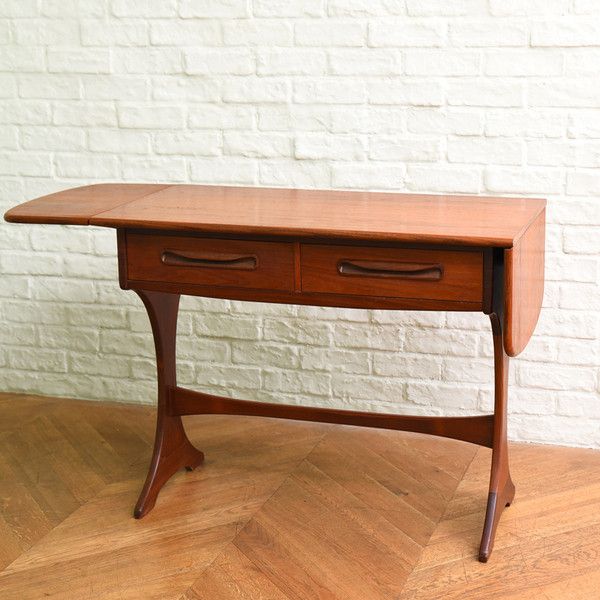 G-PLAN Fresco バタフライサイドデスク (Side/Dressing Table 1987)|ジープラン G-PLAN|ビクター・ブラムウェル・ウィルキンス Victor Bramwell Wilkins
