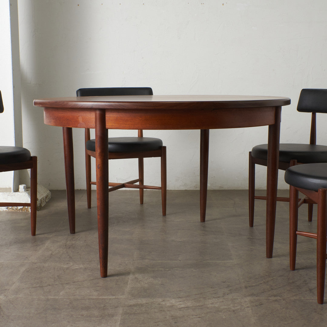 エクステンション ラウンドダイニングテーブル