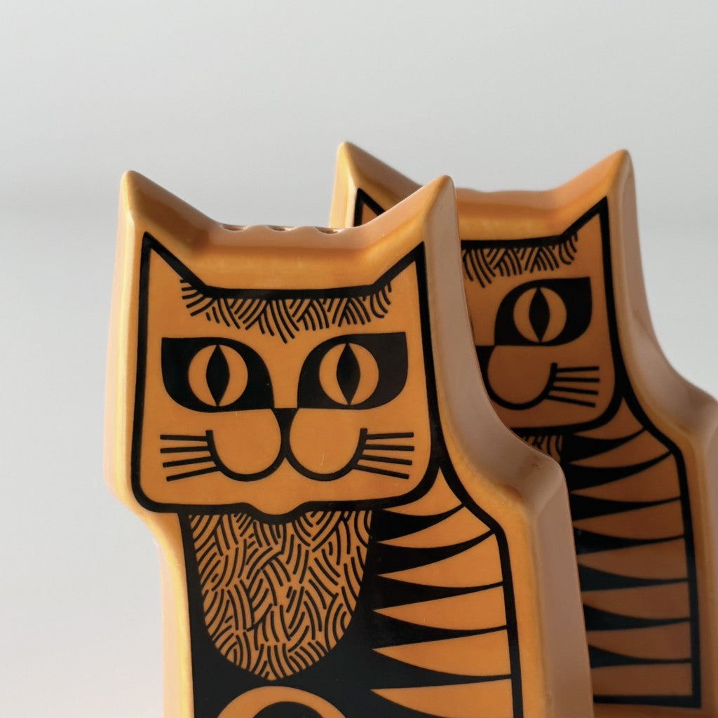 Hornsea Cat ソルト&ペッパー セット Orange