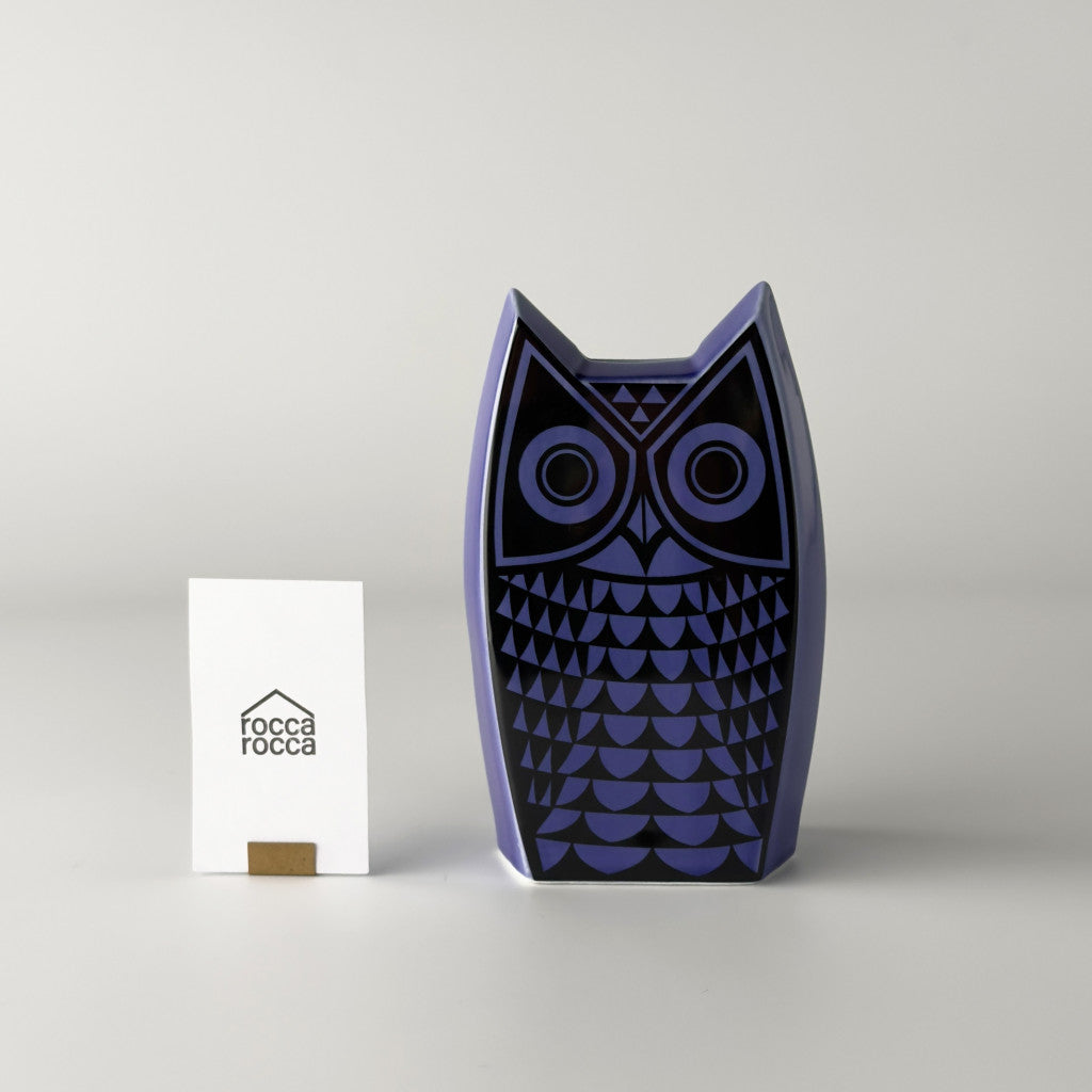 Hornsea Owl Moneybox Blue