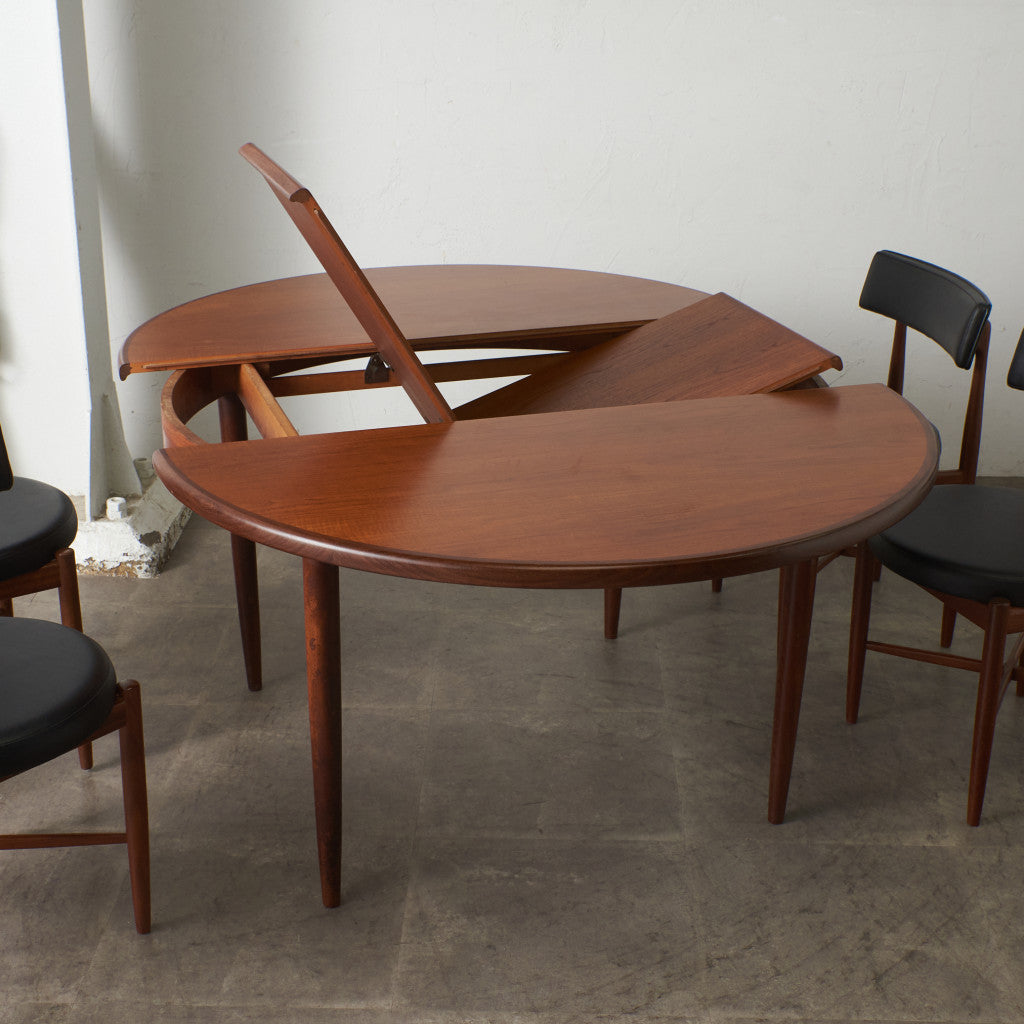 エクステンション ラウンドダイニングテーブル