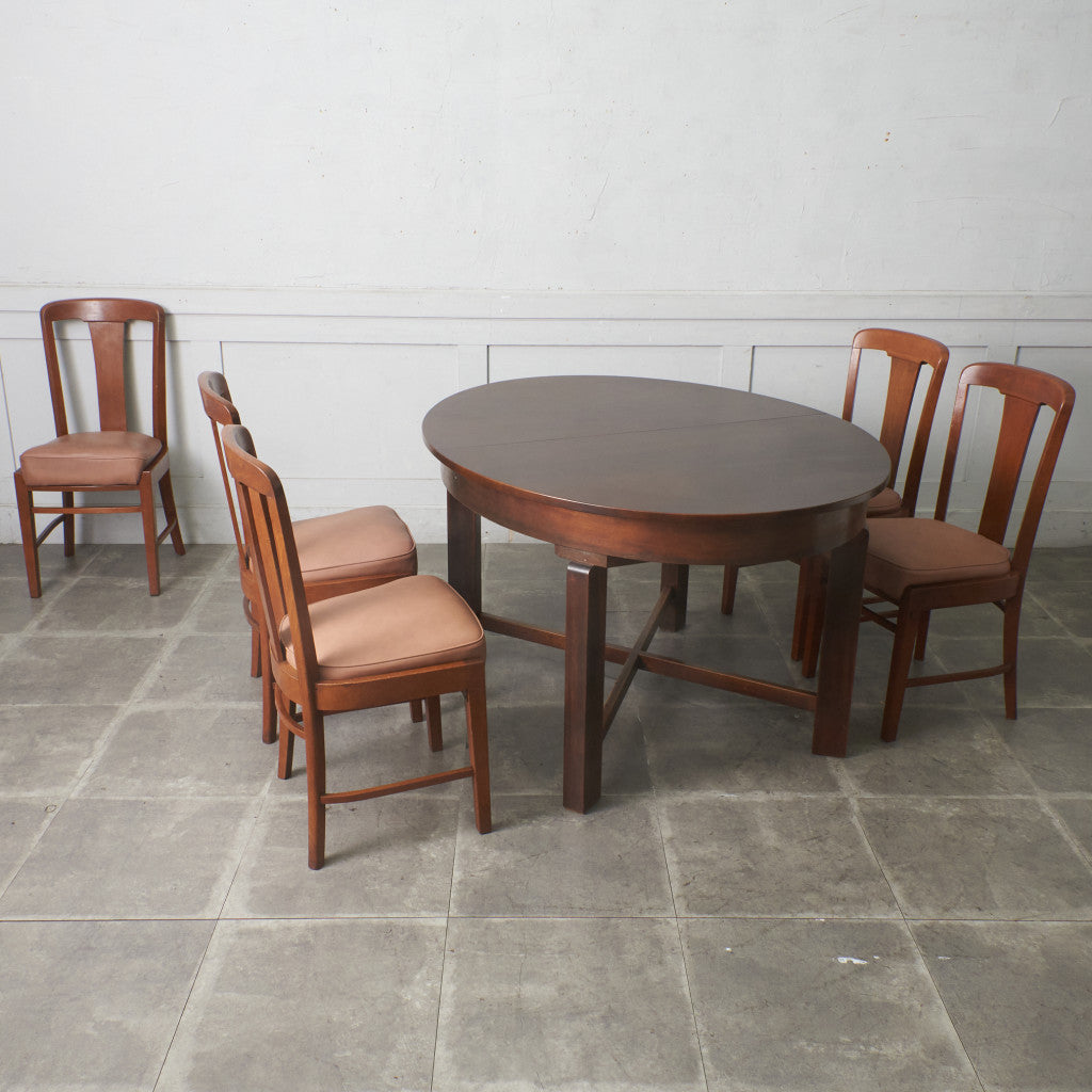 アールデコ様式 ダイニング6点セット / 張替品