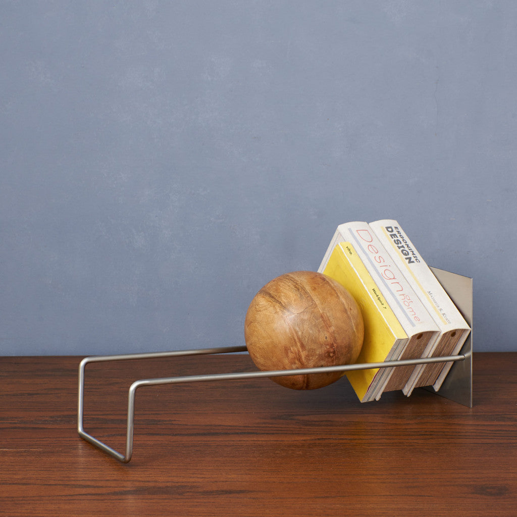 スロープ ブックスタンド シルバー